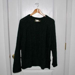 FOREST GREEN H&M CHUNKY TURTLENECK